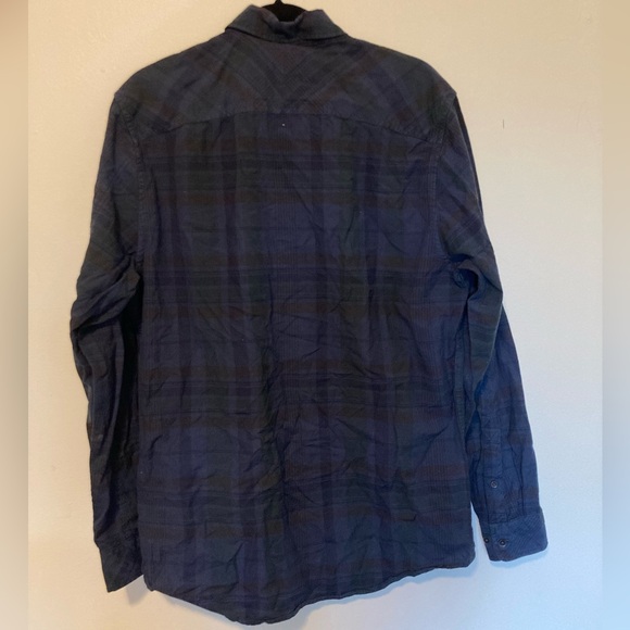 Timberland Flannel Button Down Long Sleeve Men’s Small/Medium Blue - Picture 3 of 7